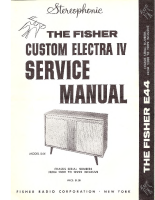 Fisher E-44 - Service Manual 